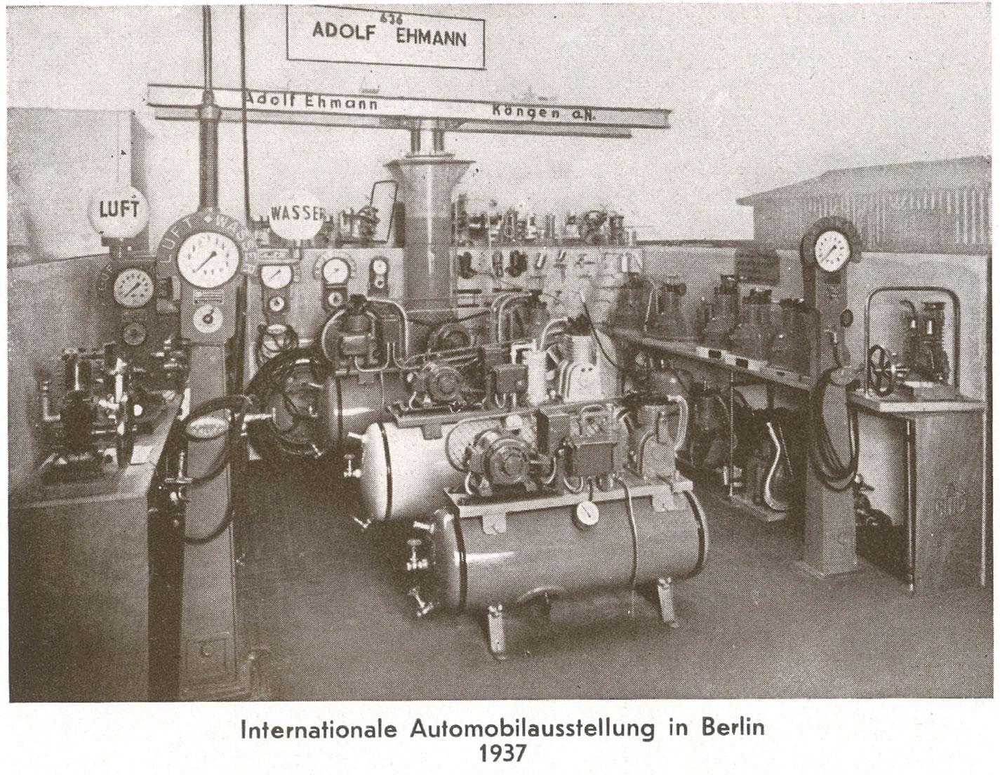Adolf Ehmann OHG - Messestand auf der IAA 1937 Adolf Ehmann OHG - Messestand auf der IAA 1937