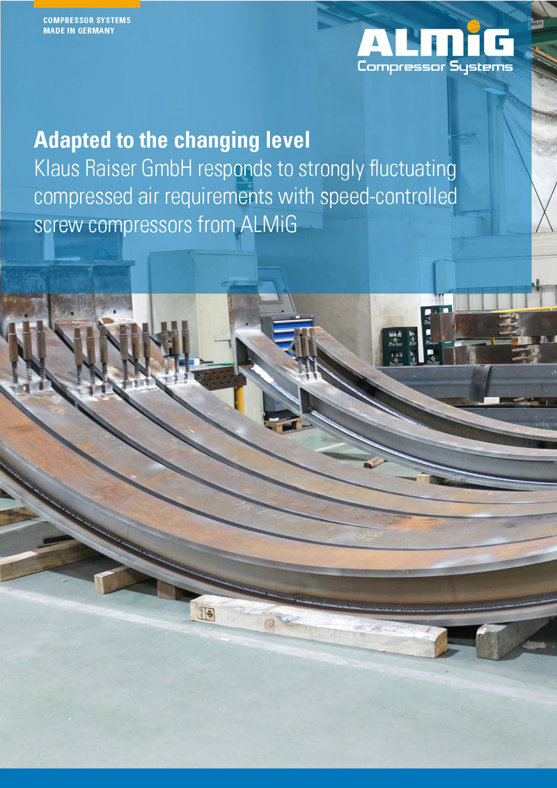Photo de couverture - ALMiG Case Study - Klaus Raiser GmbH - Anglais