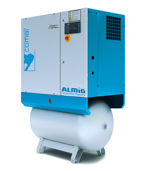 Compresseur à vis COMBI 6-15 kW sur cuve