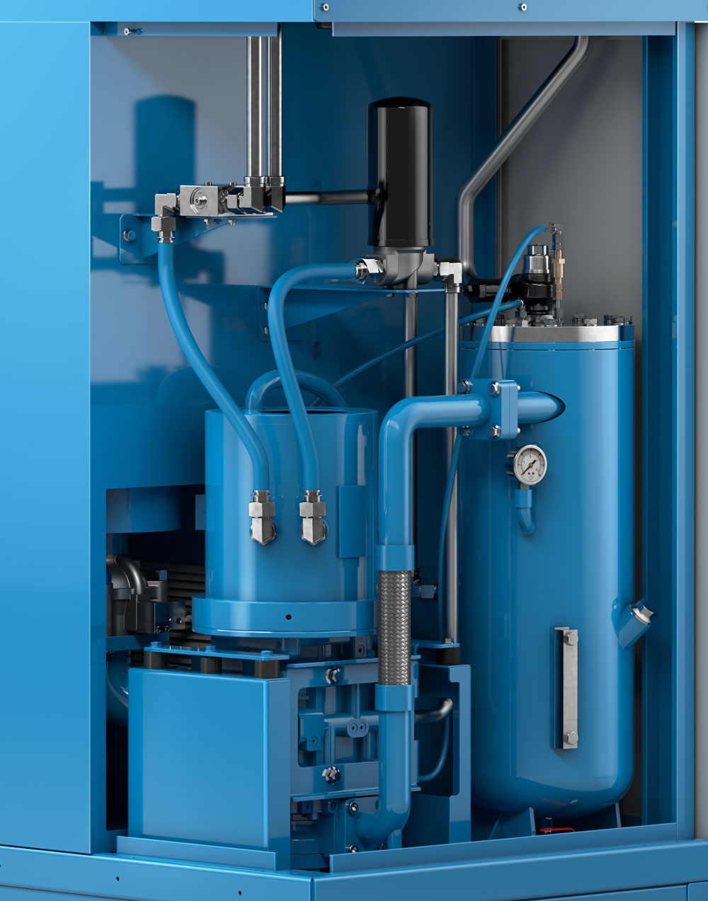 ALMiG screw compressor F-Drive - Easy accessibility ALMiG screw compressor F-Drive - Easy accessibility
