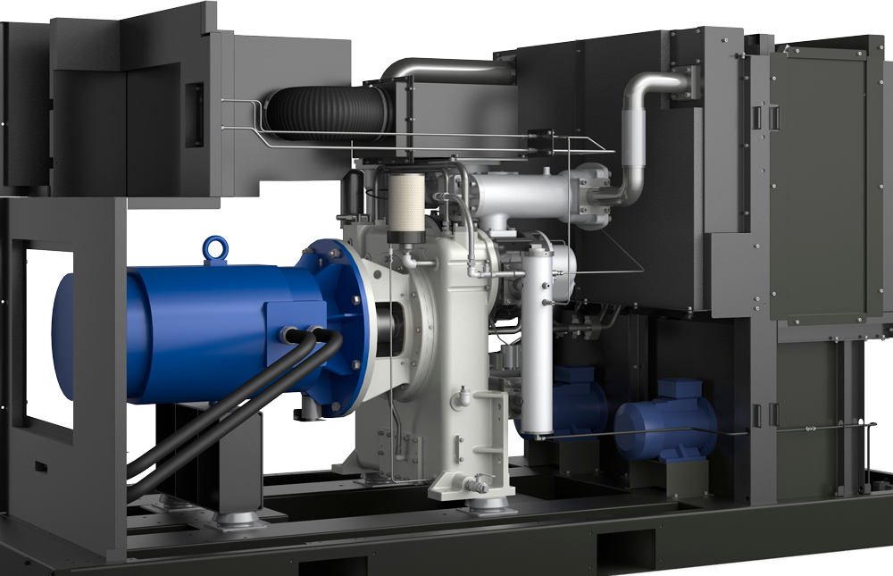 ALMiG screw compressor SIMPLEXX - Open view